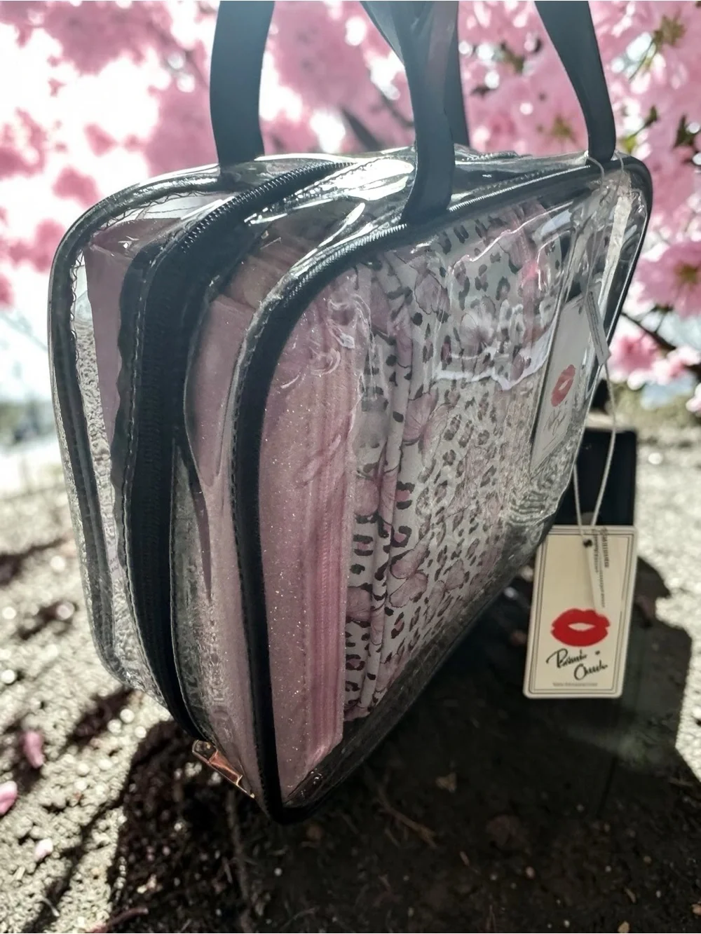 Blush Crush Cosmetic Bag Set NWT